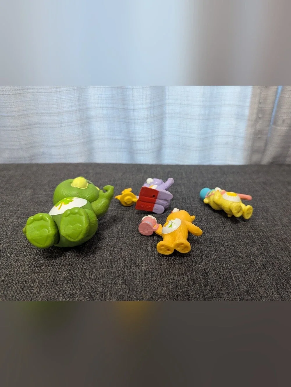 Lot Of 4 Vintage Care Bears PVC Figures 1983-1984